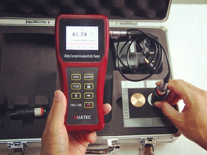 Eddy Current Testing Probes Electrical Conductivity Meter 60khz For Non Ferrous Metals